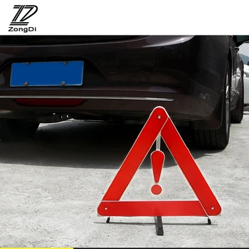 ZD Sammenklappelig Bil Reflekterende Trekant Sikkerhed Stop advarselsskilt For Suzuki Swift, Volkswagen Passat B5 B6 Tiguan Jetta MK6 Skoda