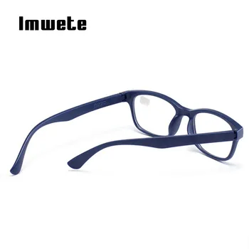 Imwete Unisex Ultralet Læsning Briller Anti-træthed Presbyopic Dioptri Briller til Mænd, Kvinder Brillerne Nærsynethed Harpiks Linse PC-Ramme