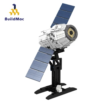 Buildmoc rumstation Skaberen Ekspert SpaceX Dragon Rumfartøjer Satellit-Model byggesten Kids Legetøj til Drenge Gaver 816 Pc ' er