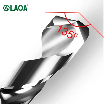LAOA 10stk HCS spiralbor til Metal, og 2,6-4,5 mm Lige Skaft Bor Elektriske Boremaskiner Dele Metal Proces