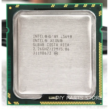 INTEL XONE L5640 CPU INTEL L5640 PROCESSOR SEKS centrale 2.26 MHZ Niveau 2 12M ARBEJDE FOR lga 1366 montherboard