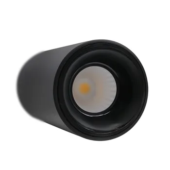 [DBF]Runde LED COB Overflade Monteret Downlight Skinner Reflektor 15W 20W LED Loft Spot Lampe Sort/Hvid Boliger Indendørs Belysning