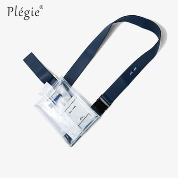 Plegie Mode Klart Bælte Taske Skulder, Bryst Taske 2019 Design Messenger PVC Tasker Gennemsigtig Talje Phone Pouch Taske