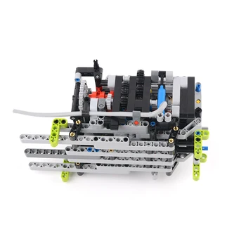 Nye 516Pcs V12-Motor Integreret Modul MOC Lille Partikel Building Block Kit samling model kids drenge Julegaver 2019