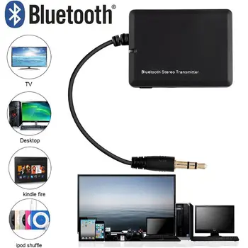 Kuulee Bluetooth-Sender Lyd, 3,5 mm Transmitter Adapter til TV, PC, MP3 Hovedtelefoner