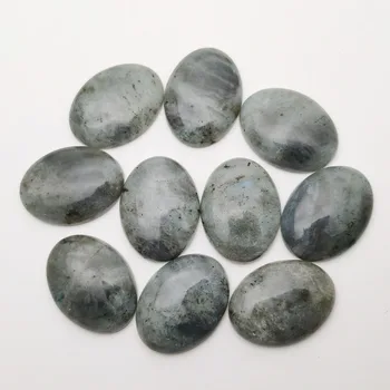 Mode ShimmerStone naturlige sten perler til smykkefremstilling oval cabochon 30x40MM 10stk ingen hloe charme ring tilbehør