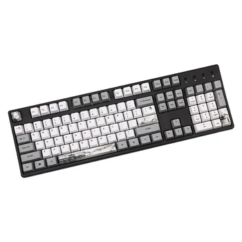 Farve Subbed PBT-blæk Keycap 122 Nøgler OEM-Profil Tasterne For MX Switches TKL87/108 tastatur