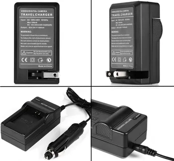 NP-FV100 Batteri + Oplader til Sony DCR-SR15, DCR-SR20, DCR-SR21, DCR-SR58, DCR-SR68, DCR-SR78, DCR-SR88 Handycam Camcorderen