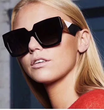 MEESHOW 2019 Pladsen Overdimensionerede Solbriller Kvinder Retro Udendørs Lentes De Sol UV400 Klassiske Plastik Luksus Sol Briller