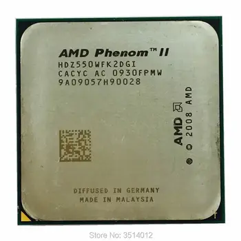 AMD Phenom II X2 550 3.1 GHz Dual-Core CPU Processor HDZ550WFK2DGI/HDX550WFK2DGM Socket AM3