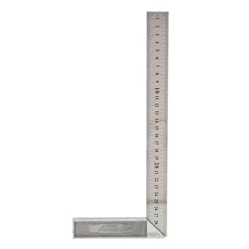 30cm/12 tommer Metal Ingeniører Prøv Square Sæt Værktøj til Måling af Ret Vinkel på 90 Grader