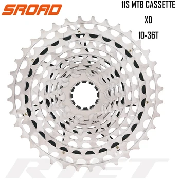 SROAD KASSETTE 11s Kassette 10-36T 11 speed Kassette CNC Cykel Freeewheel passer til SRAM XD Super Lys CNC Lavet 261g