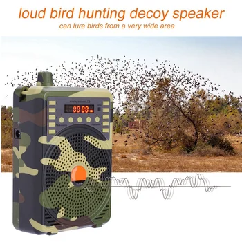 Bærbare Elektroniske Fugl, der Ringer Jagt Lokkedue Opkald MP3 Højttaler Fjernbetjening Kit Trådløse Jagt Afspiller