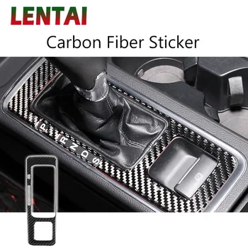 LENTAI 1x Bil Carbon Fiber Engros-Gear Shift Vand Cup cigarettænder Panel Klistermærke Til Ford Kuga C520 Undslippe Tilbehør