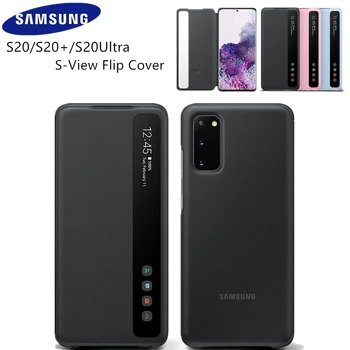 Original Samsung Smart Spejl Se Flip Cover, etui Til Samsung Galaxy S20/S20+/S20 Plus/Ultra 5G Telefonen S-View LED-Sager EF-ZG980