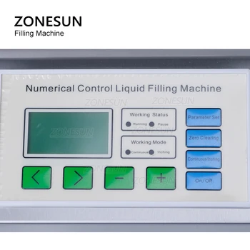 ZONESUN ZS-DP611W Semi automatisk Flydende fyldemaskine med et Enkelt Hoved Drikke Vand Flaske Vejer Vand, Olie, Parfume Filler