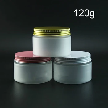 120g Plast Mat Jar Tom Kosmetisk hudpleje Creme Body Lotion Frost Flaske Spice Pulver Emballage, Container Gratis Fragt