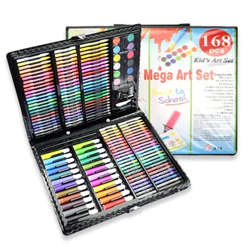 Kunst Maleri Sæt 145/150/168/208 PC ' er Vand Farve Pen, Farvekridt Olie Pastel Farvet Blyant Tegning Papirvarer Gave sæt Til Børn