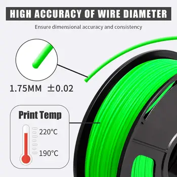 PLA Filament 1.75 mm 9 Farver i Høj Kvalitet PLA Filament For Alle Typer af FDM Printeren Modellering af Ikke-giftige Øko-venlige Forbrugsstoffer
