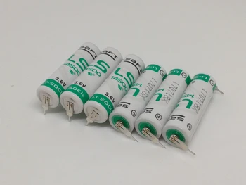 8stk/masse Nye Originale SAFT LS14500 AA 3,6 V 2600MAH Tionyl Chlorid Industrielle lithium batteri plc batterier Med To Faner LS 14500