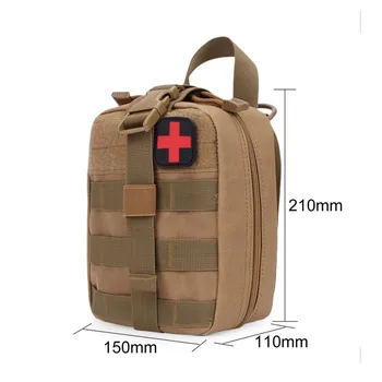 Mini Militære First Aid Kit Udendørs Camping Overlevelse Taktiske Medicinske Kit Vandretur Førstehjælp Taske Bærbare Survival Kit Medicin Taske