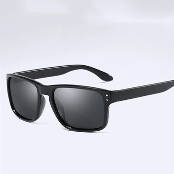 Polariseret sports solbriller, vintage, solbriller til mænd og kvinder, designer luksus mærke, luftfart, solbriller, overdimensioneret, 9102