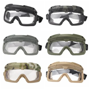 Militære Airsoft Taktiske Briller Skyde Briller Motorcykel Vindtæt Wargame Beskyttelsesbriller, Hjelm, Briller Paintball