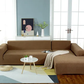 10 Farver Universal Elastisk Sofa Cover Læder Alle-inklusiv Sofaen Dække Slipcover til stuen L Form 1/2/3/4 Sæders Sofaer