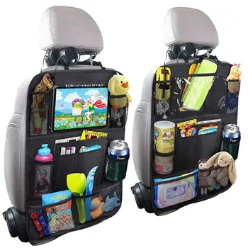 Vandtæt Køretøj Opbevaring Diverse Taske Car Seat Back Protector Dække for Børn Baby Sparke Mat Beskytte Taske