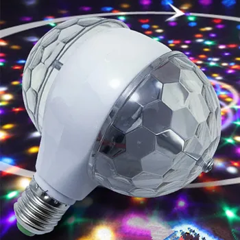 YIYANG LED 6W Roterende Pære til at Lyse med Dual-Hoved Magic Fase Disco Lampe Roterende Dobbelt-ledes RGB scenelys Luces Escenario