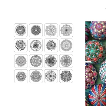 41pcs Mandala Dotting Tools Sæt til at Male Sten, Keramik Bærbare Multifunktion Prægning Dot Kit Dotting Tool Set Håndarbejde