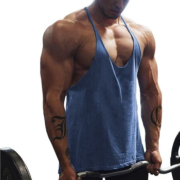 Mænds Fitness Træning, Bodybuilding Tank Tops Y Tilbage Trænings-og Let skulderrem Muscle Fit Stringer Bodybuilding Ekstrem Tee
