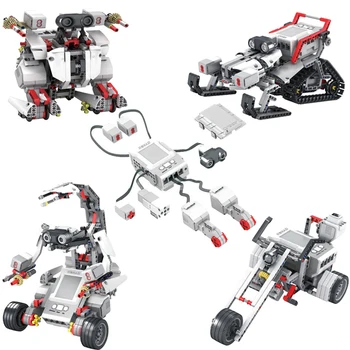 EV3 EV6 Kompatibel lepinnglys 45544 Videnskab uddannelse byggesten Robot kreativ programmering af intelligent APP Program Toy gif ' er