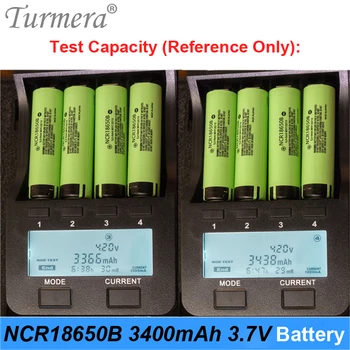 18650 Batteri NCR18650B 3,7 V 3400mah Genopladeligt Lithium Batteri for Lommelygte Forlygte Batteri 2MOS Protection Board Turmera