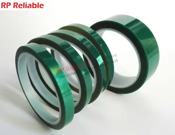 Gratis forsendelse 10roll*10 mm*33m varmeandighed grøn polyester tape for PCB beskyttelse og 3D-printer