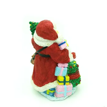 STOR størrelse Santa Claus Silikone forme til kage dekoration 3D julemanden salt skulptur form lys skimmel S0469SD20