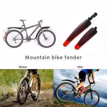 Mountainbike-Skærm Plastiske Ler Board Cykel Tilbehør Cykel Fendere Mountain Road Bike Front Bag Skærmen