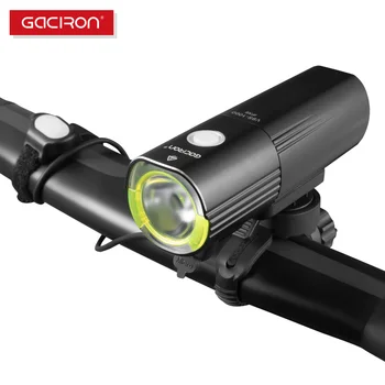 Gaciron 1000 Lumen Cykling Foran Lys IPX6 Vandtæt LED MTB Head Light USB-Genopladelige Cykelstyr Lommelygte Torch