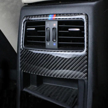 Carbon Fiber Indvendige Gear Aircondition Døren Armlæn Panel Dækker Trim Klistermærke til BMW 3-Serie E90 E92 E93 Tilbehør