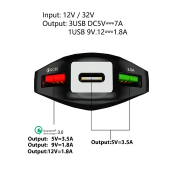 NOHON QC3.0 USB Bil Oplader For iPhone-11 Pro Max antal Intelligent Hurtig Opladning 3.0 Hurtigt PD Bil Oplader For Xiaomi Huawei P20