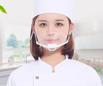 40 stykker maske mod dråber catering mad, hygiejne plast køkken restaurant spyt spyt kok maske