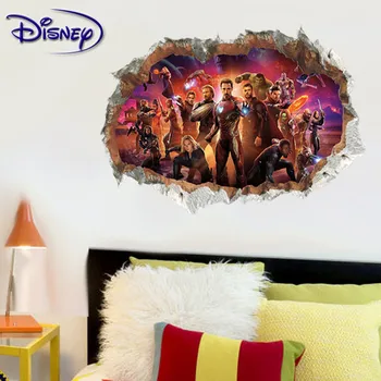 Disney Brudt Dekorative Væg Sticker Superhelt Værelses Baggrund Mærkat Soveværelse Avengers Mærkat