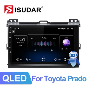 Isudar V72 Android 10 Car Multimedia Afspiller Til Toyota/Prado 120 2004-2009 Auto Radio GPS-Navigation FM-Kamera USB DVR DSP wifi