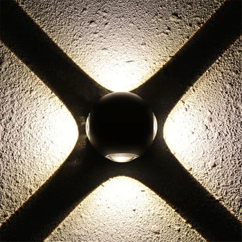 Udendørs Vandtæt IP65 væglampe 3W/6W/12W LED-Væg Lys, Moderne Indendørs/Udendørs Soveværelse Stue LED Aluminium væglampe NR50