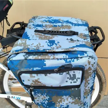 Camouflage Cykelstol Bag Store Pakke Pakke Efter Pakke Dobbelt Hale Bag Mountain Bike Bag Bageste Pack Riding Udstyr