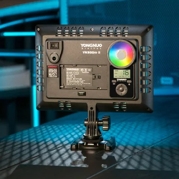 YONGNUO YN300AIR II RGB LED Kamera, Video, Lys,Valgfri Batteri med Oplader Kit Fotografering Lys + AC-adapter