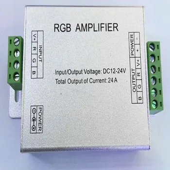 LED RGB Forstærker 24A LED Controller DC12-24V for 5050 3528 RGB LED Strip Light Top Kvalitet Billige Og Varm 1pc