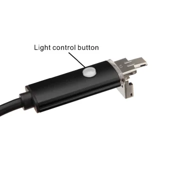 10M Kabel-5,5 mm Linse USB Endoskop Android OTG Telefon Endoscopio 2in1 Mini-inspektionskamera IP67 Vandtæt Kamera Inspektion