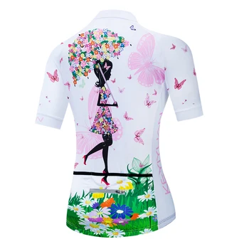 2019 Keyiyuan Kvinder er Forår og Sommer Sommerfugl Skønhed Jersey med Korte Ærmer Toppe Åndbar Sved Road Cykel Tøj