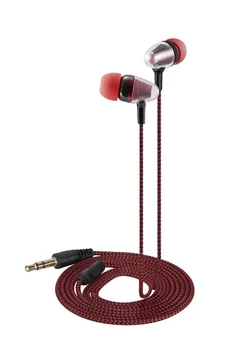 Subwoofer-I-øret-I-øret-Sport, der Kører Øretelefon Musik Kabelforbundne Hovedtelefoner Headset Med Mic-Ledning Kontrol af produkter med Dobbelt Øretelefon